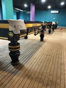 BCE England style snooker table supplied by A Plus to Pot Black Club Al Khobar Saudi Arabia