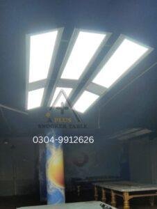 Arina snooker table light with solid iron frame and SMD LED panels by A Plus Snooker Table Pakistan