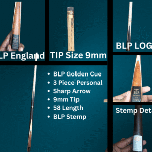 #SnookerCue #BLPGoldenCue #3PieceCue #ProfessionalCue #SnookerAccessories #LimitedStock #SnookerPakistan #CueStick #GameUpgrade
