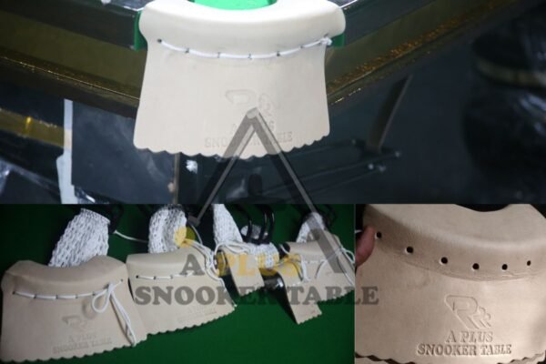 snooker table leather, A Plus snooker leather, cushion rubber, professional snooker table, durable snooker rails, precise ball rebound