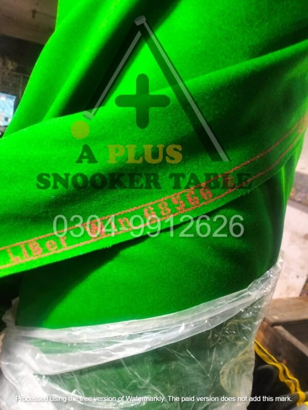 Liberwin 68566 snooker cloth, snooker table cloth, wool snooker cloth, professional snooker cloth, 30 oz snooker cloth, premium snooker table fabric.