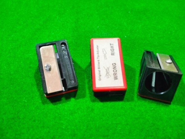 billiard cue tip shaper, snooker cue tip corrector, pool cue tip adjuster, cue tip repair tool, cue tip sharpener, billiard accessories, snooker accessories, pool accessories, cue tip trimmer, cue tip maintenance tool, portable cue tip tool, billiard equipment, snooker tool, pool tool, cue tip fixer, pencil sharpener style cue tool.