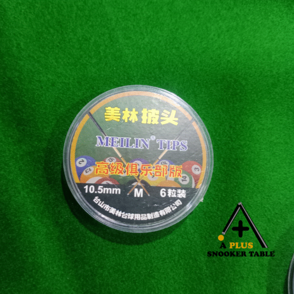 Best snooker cue tips in Pakistan – Meilin Pro, LP Pro, Blue Diamond, Kamui – available at A Plus Snooker Table