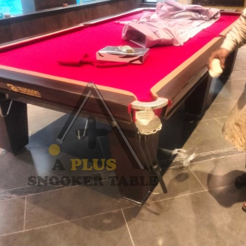 Luxury 5x10 Snooker Table for home and office use by A Plus Snooker Table, made with solid wood, fine finishing, and premium quality accessories.