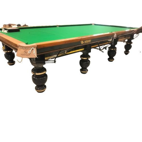 Snooker Table 6x12 with full accessories – 2 inch marble, fabric, leather jali, rests, sticks, and cover by A Plus Snooker Table