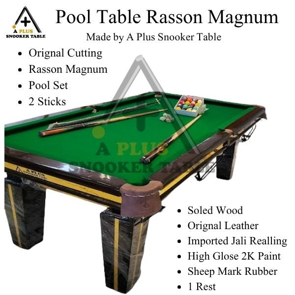 Pool table for home and office modern design high quality pool table by A Plus Snooker Table Pakistan