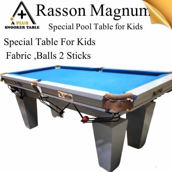 3×6 Pool Table – Compact, stylish and perfect for kids & home use by A Plus Snooker Table Pakistan.