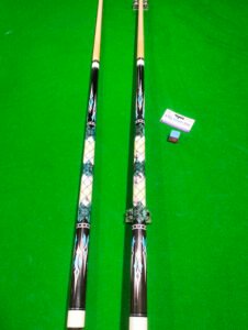 Premium wooden pool cue with smooth finish and professional grip for accurate shots