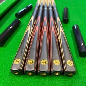 Personal snooker cue stick with premium wood finish for professional snooker players